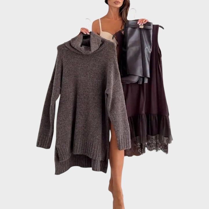 The Elowen | Knit & Lace Set