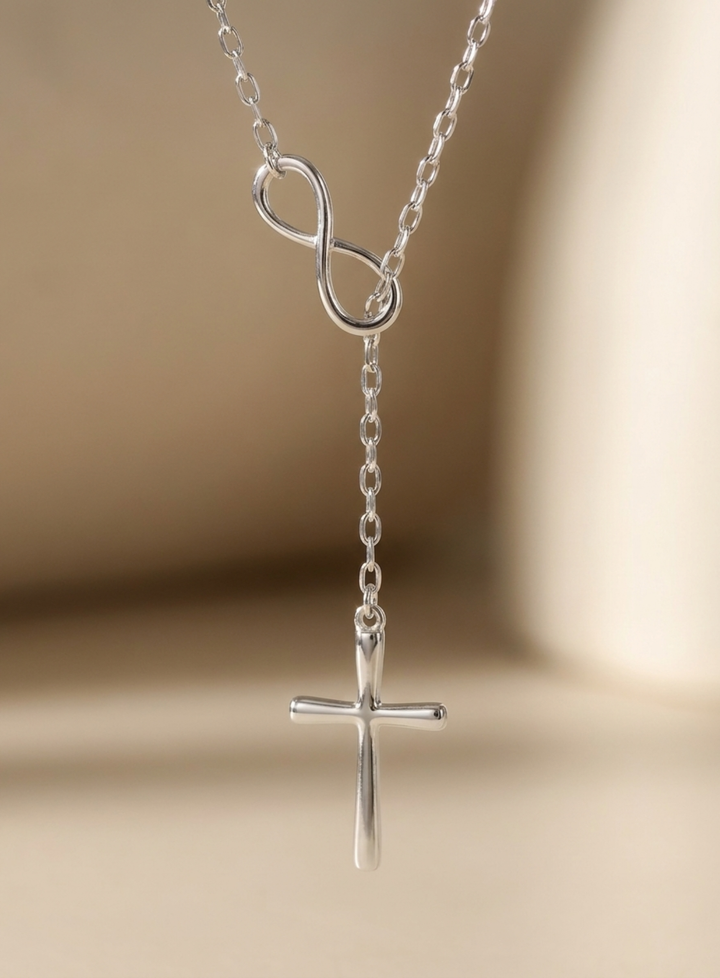 Infinity Cross Necklace