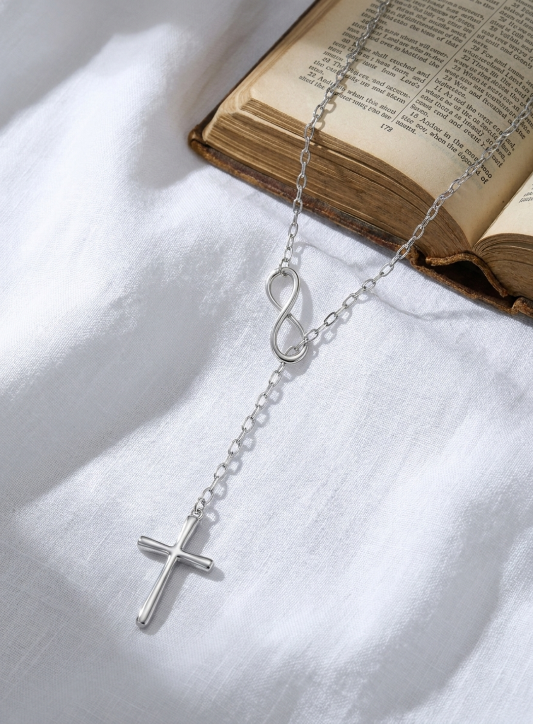 Infinity Cross Necklace