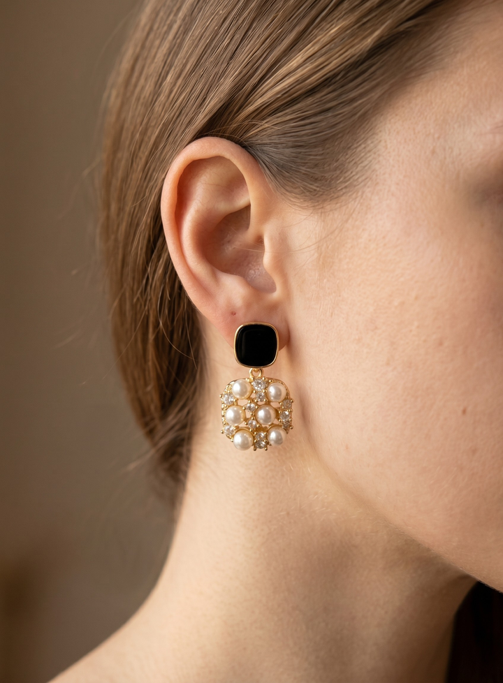 Pearl Constellation Earrings