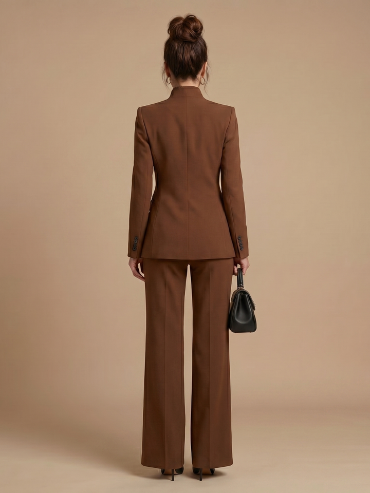 Alta | Structured Stand Collar Tailored Suit