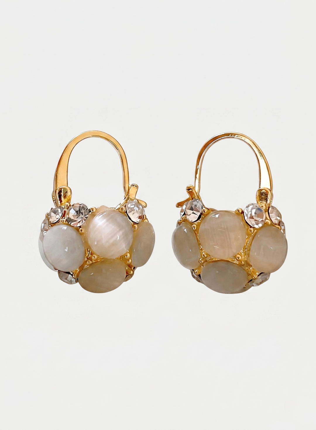 Pearl Cluster Earrings