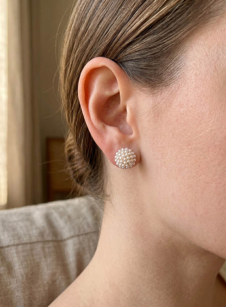 Pearl Sphere Earrings