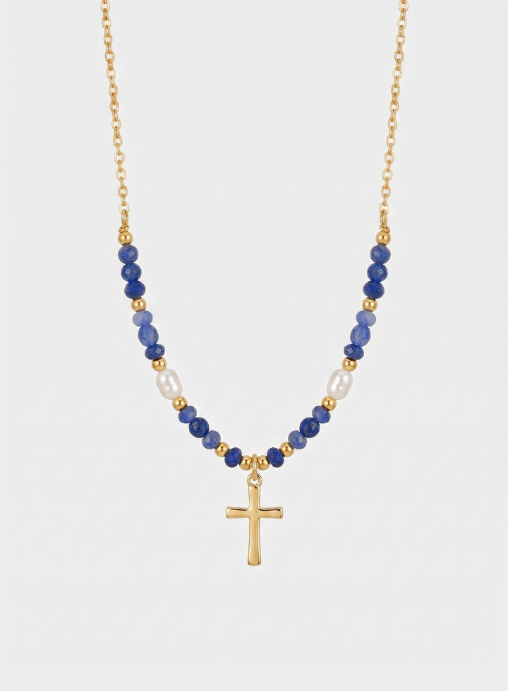 Colourful Cross Necklace