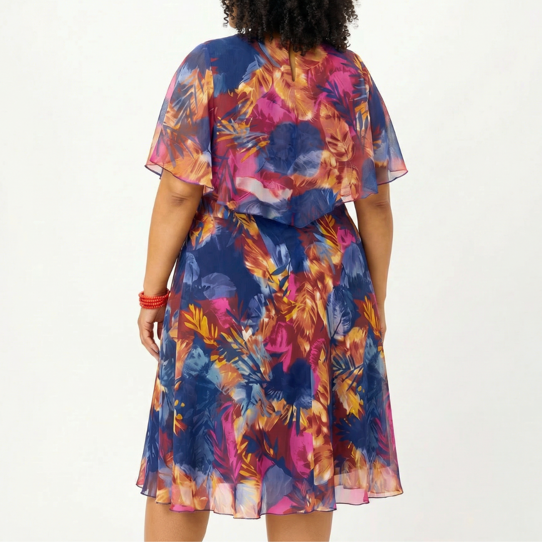 TAMARA | SUMMER PLUS SIZE CHIFFON DRESS