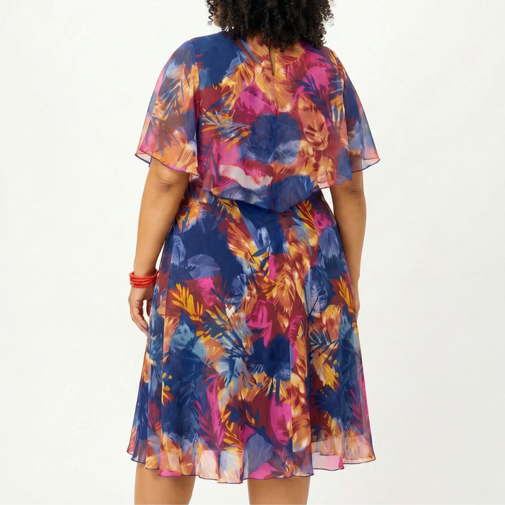 TAMARA | SUMMER PLUS SIZE CHIFFON DRESS