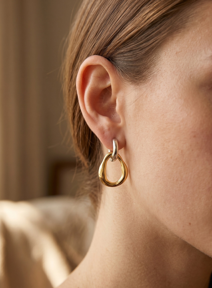 Organic Shape Earrings