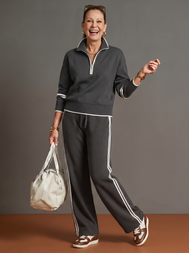 Rayne | Zip Neck Set