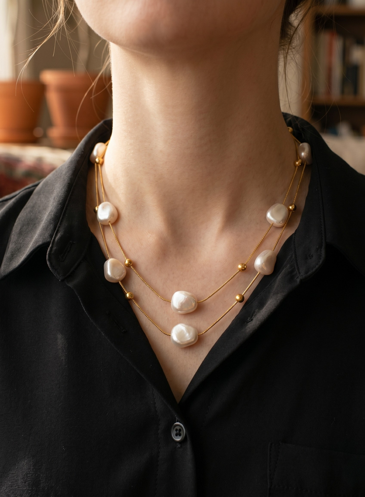 Baroque Pearl Necklace