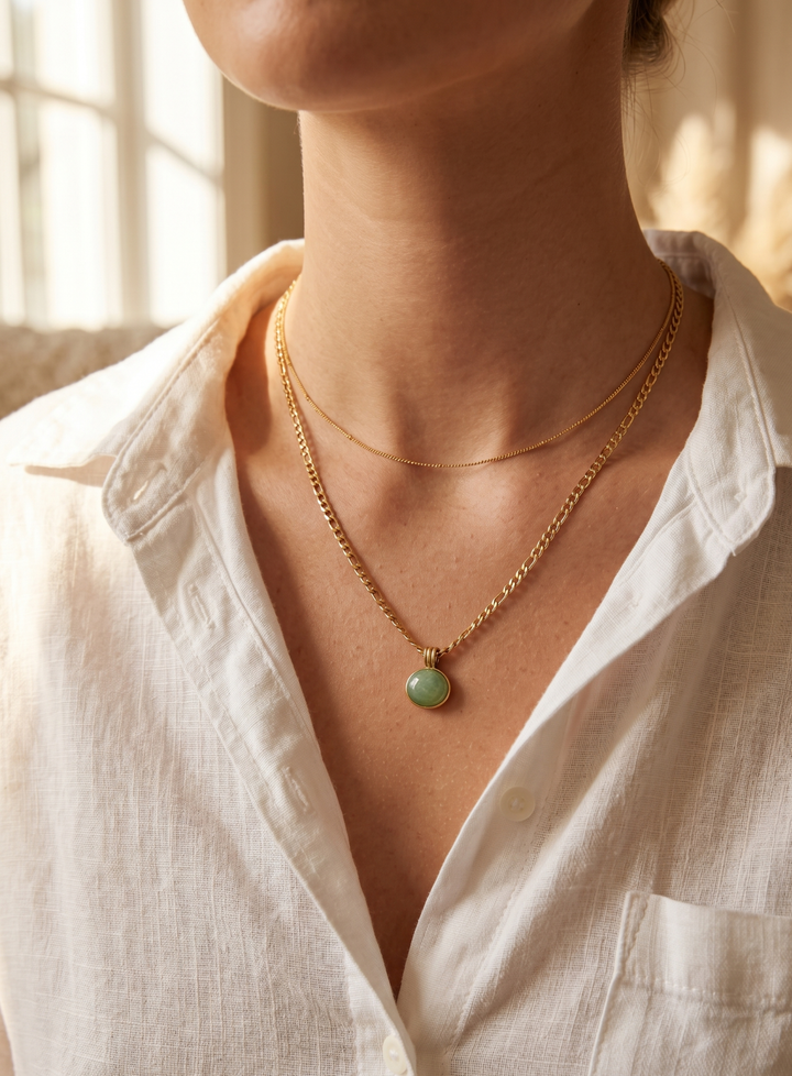 Green Stone Necklace