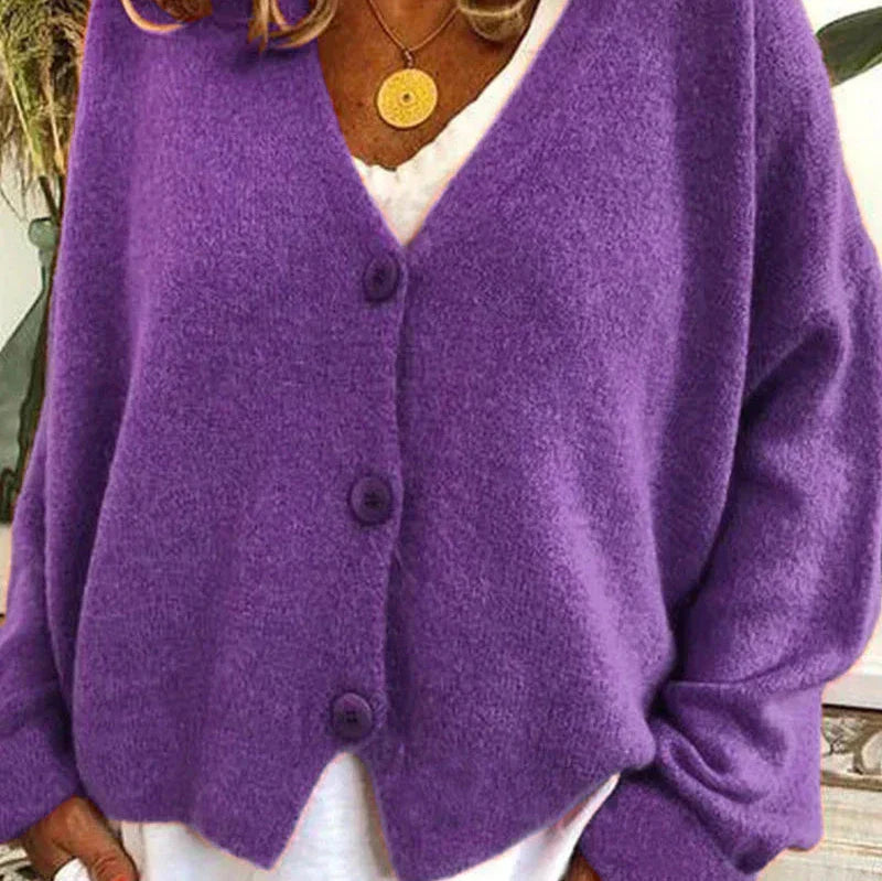 Diana | Cozy V-Neck Cardigan