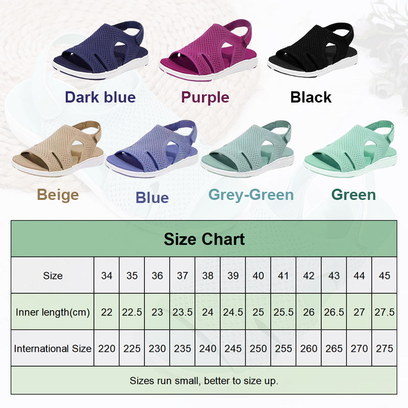 The Aveline | Breathable Mesh Comfort Sandals
