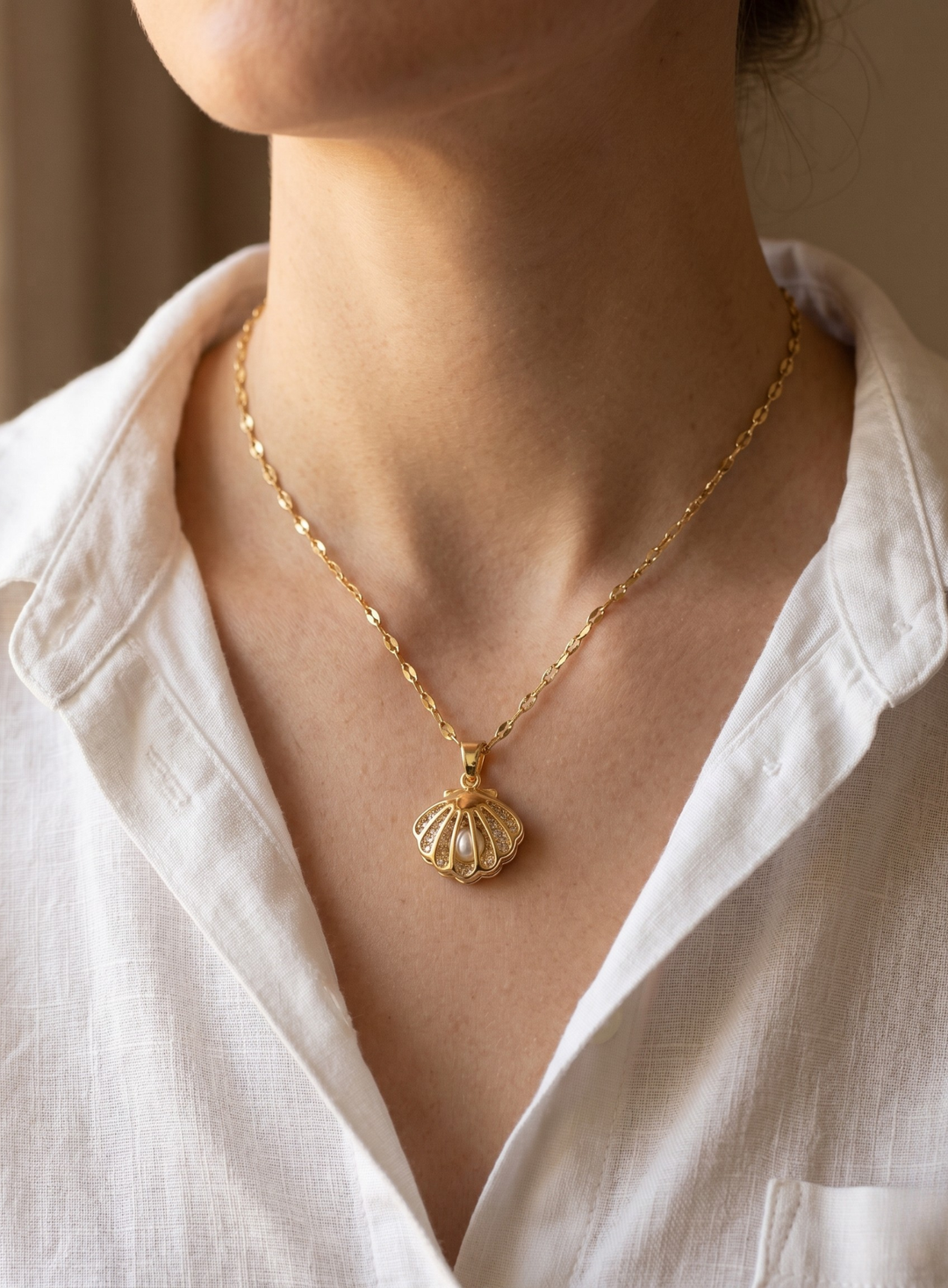 Hidden Pearl Necklace