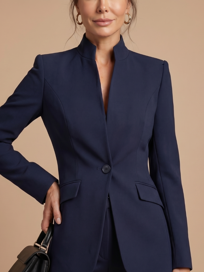 Alta | Structured Stand Collar Tailored Suit