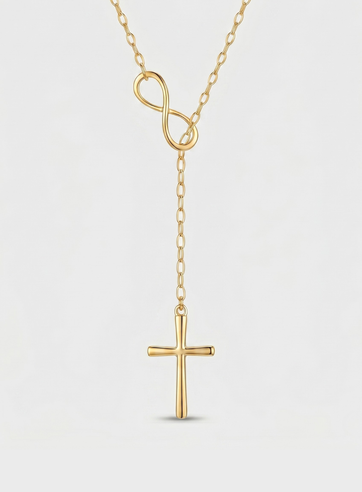 Infinity Cross Necklace