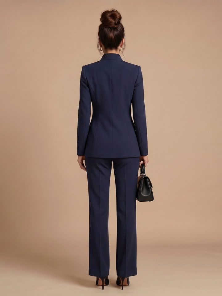 Alta | Structured Stand Collar Tailored Suit