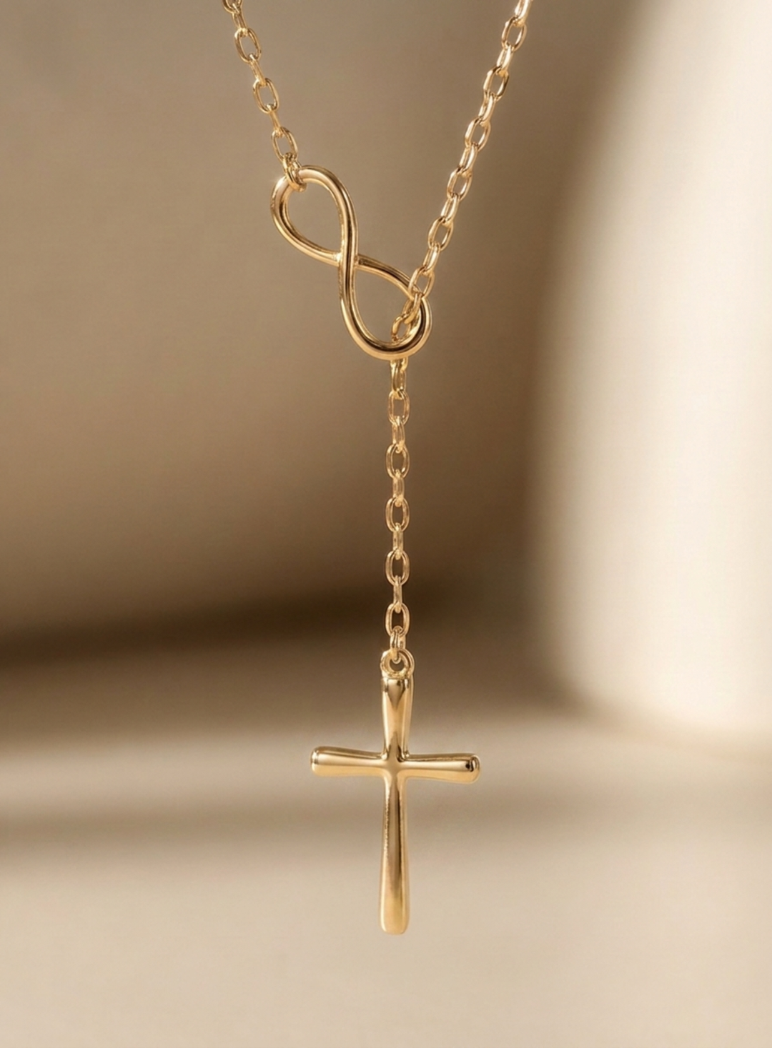 Infinity Cross Necklace
