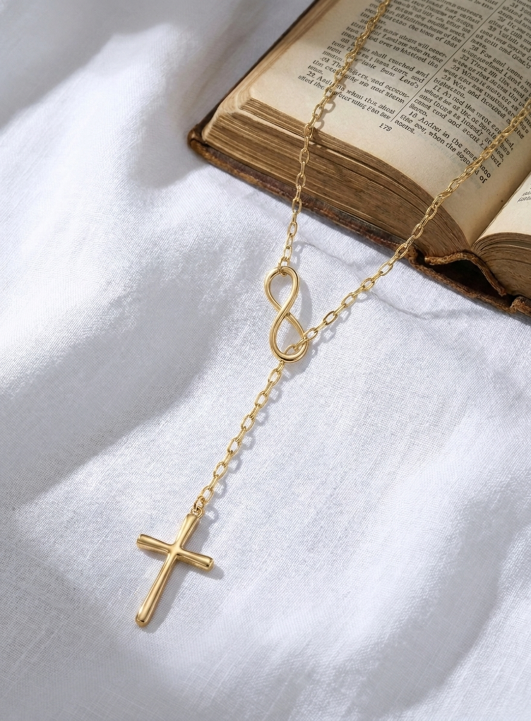 Infinity Cross Necklace