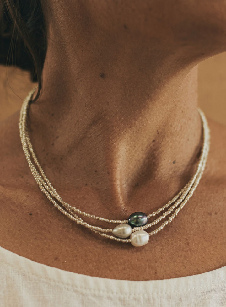 Pearl Harmony Necklace Set