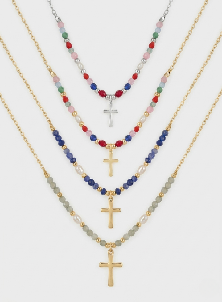 Eternity Beaded Necklace Set