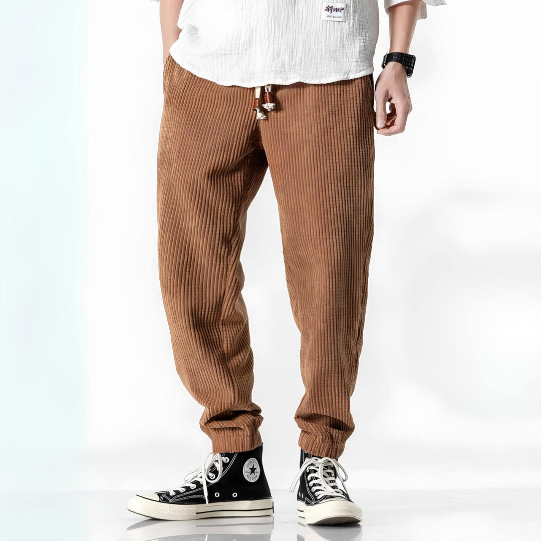 The Paxton | Tapered Corduroy Trousers