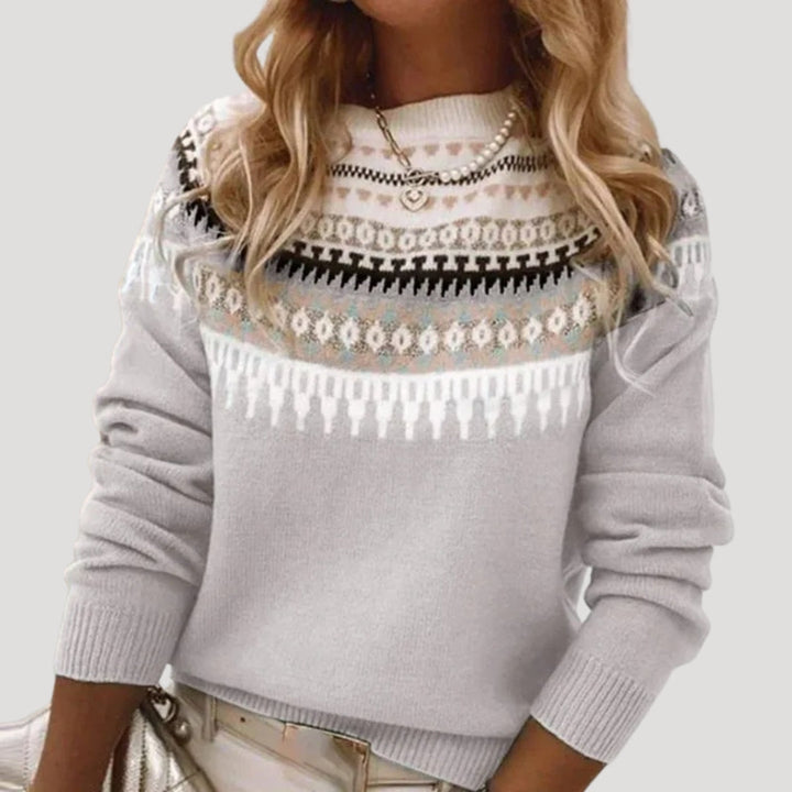 The Jodi Artisan | Women’s Spring Fair Isle Knit Sweater