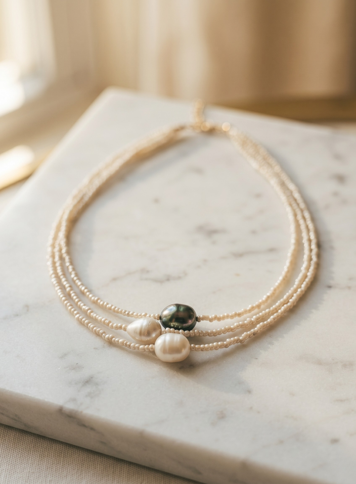 Pearl Harmony Necklace Set
