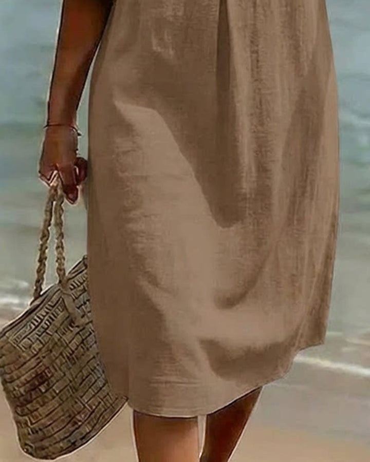 Cleo | Button-Down Cotton Dress