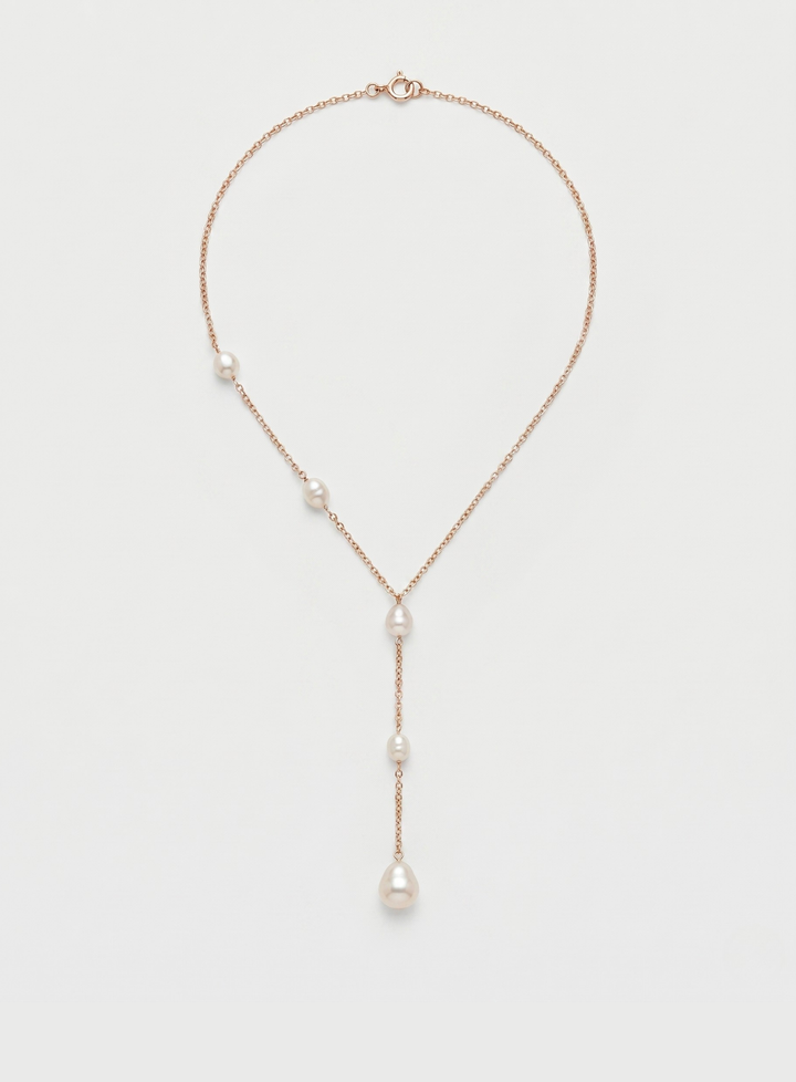 Falling Pearl Necklace