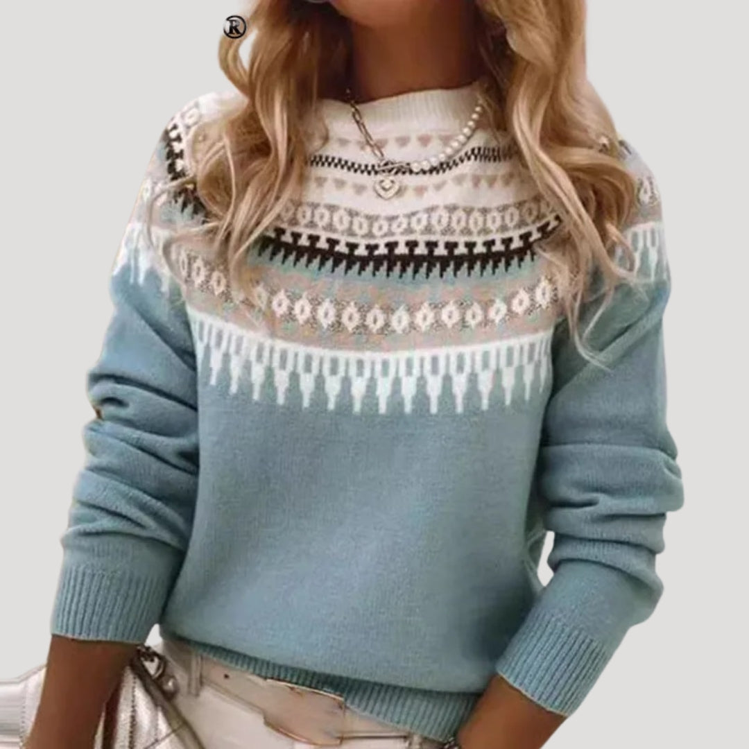 The Jodi Artisan | Women’s Spring Fair Isle Knit Sweater