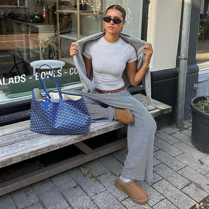 The Ava Regent | Women’s Spring Striped Relaxed Pants