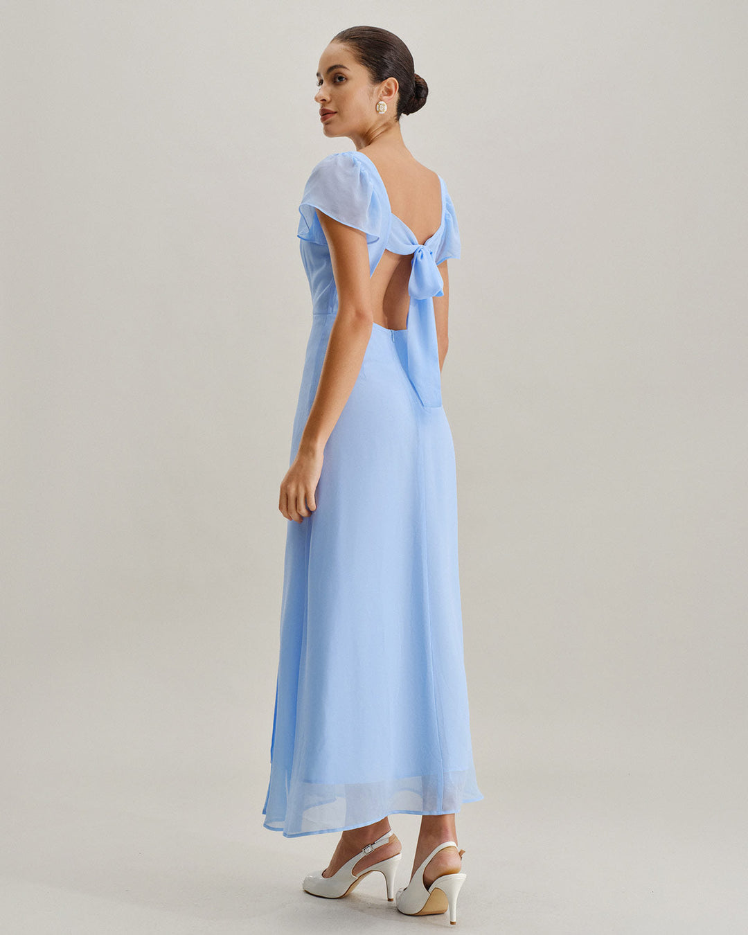 Genevieve | Textured Jacquard Sweetheart Maxi