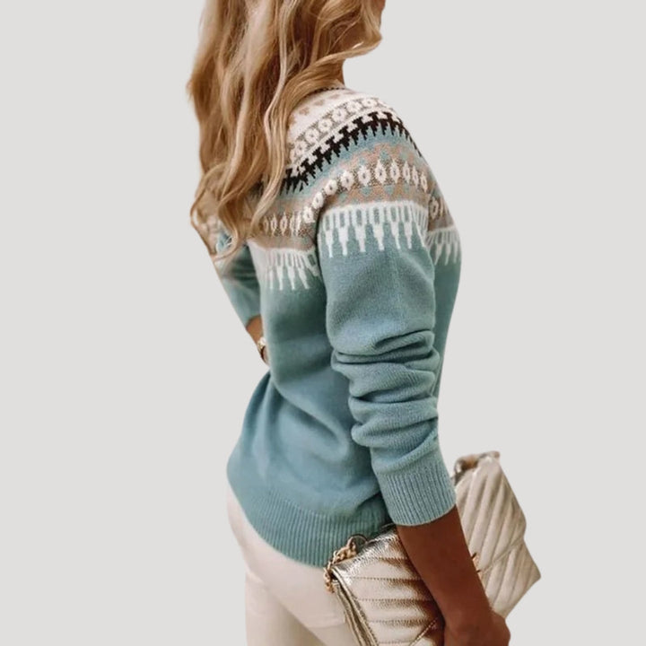 The Jodi Artisan | Women’s Spring Fair Isle Knit Sweater