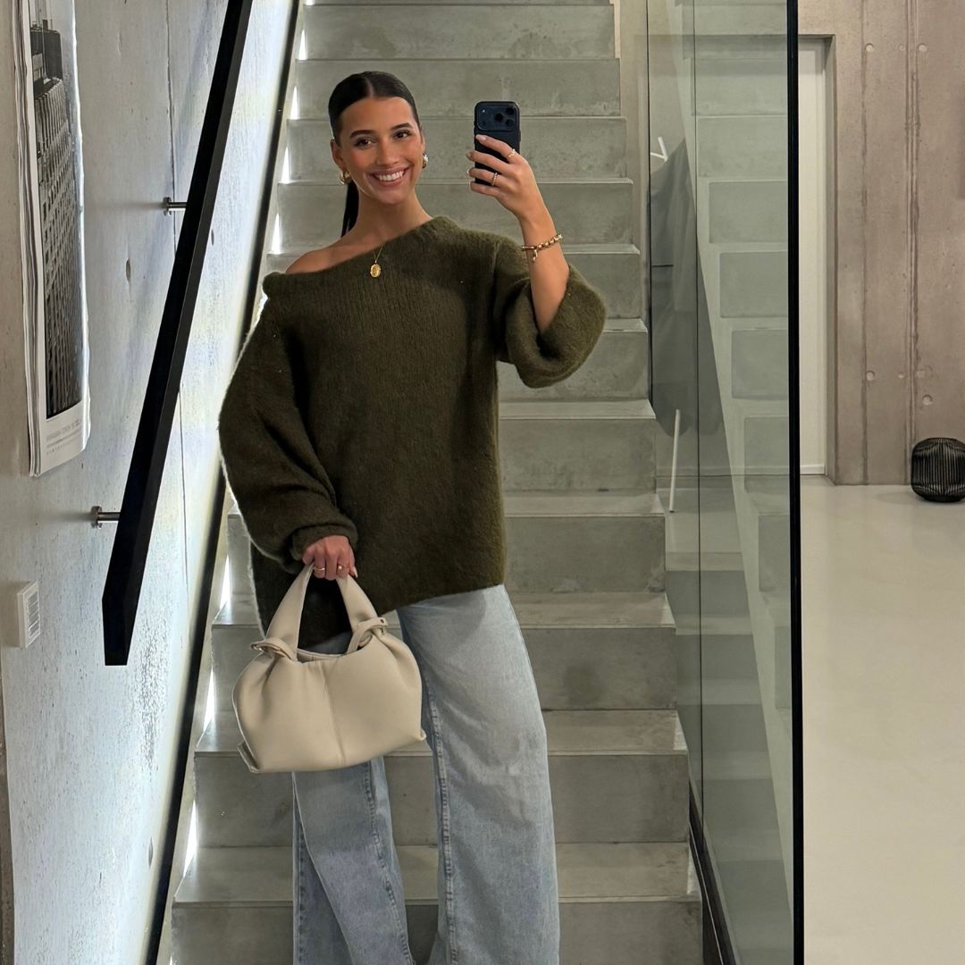 Isla | Slouchy Off-Shoulder Luxe Knit