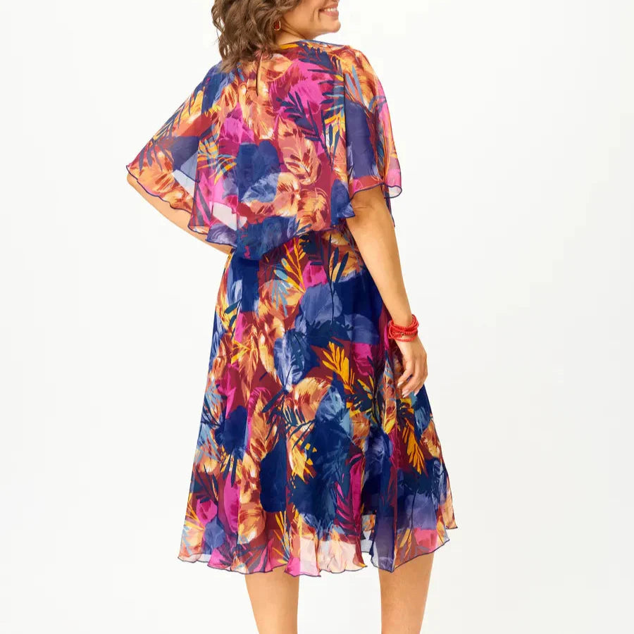 TAMARA | SUMMER PLUS SIZE CHIFFON DRESS