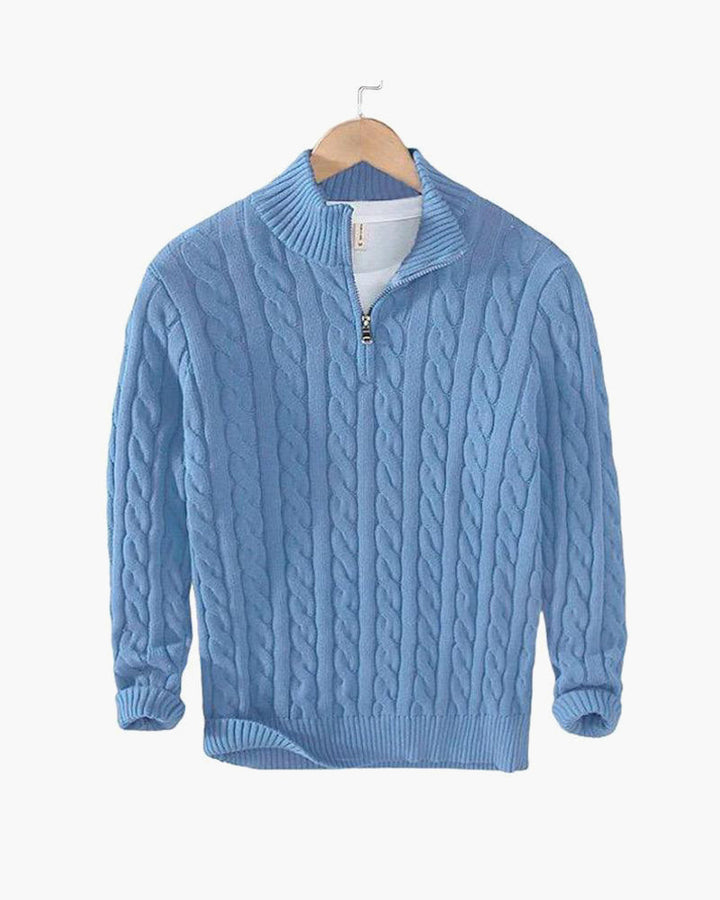 The Taebaek Heritage | Zipped Cable Sweater