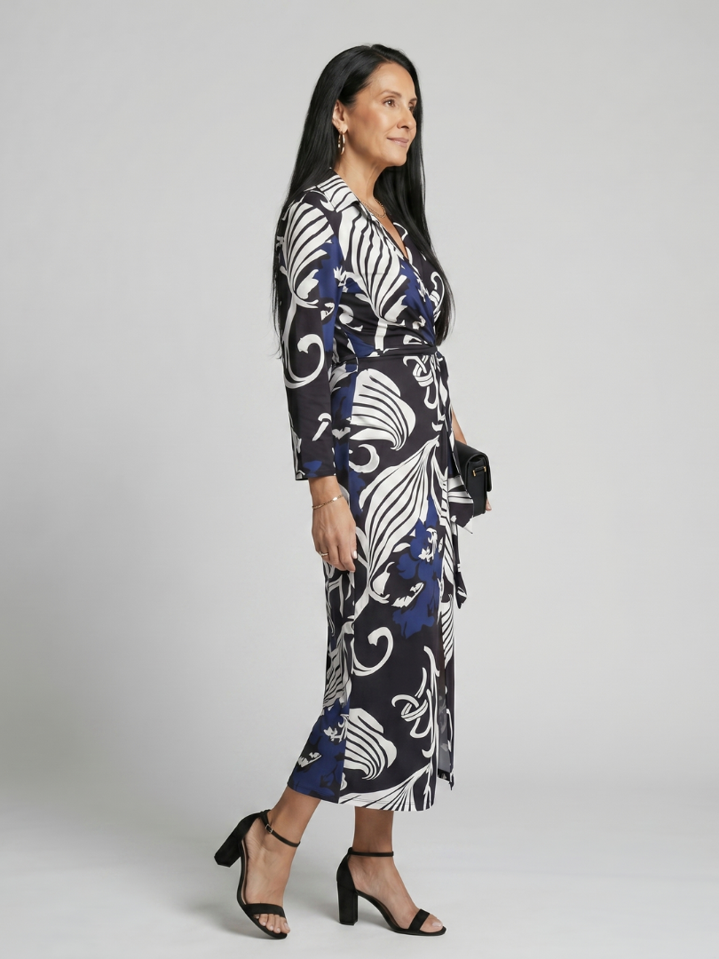 Velden | Relaxed Wrap Midi Dress
