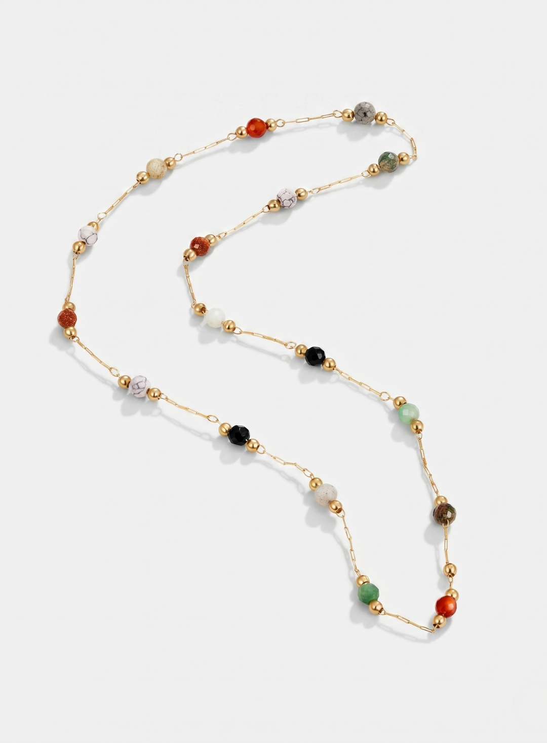 Multi-Coloured Gemstone Necklace