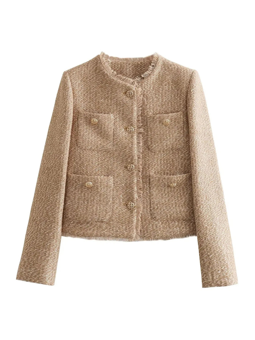 The Charlotte Manor | Short Tweed Blazer Jacket