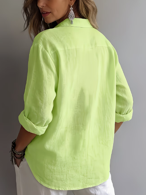 Tamsin | Relaxed Linen Button-Down Blouse