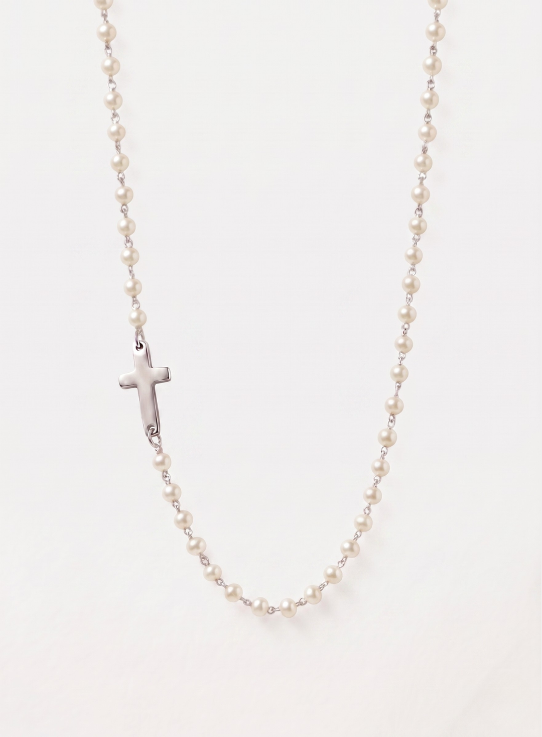 Cross & Pearl Necklace