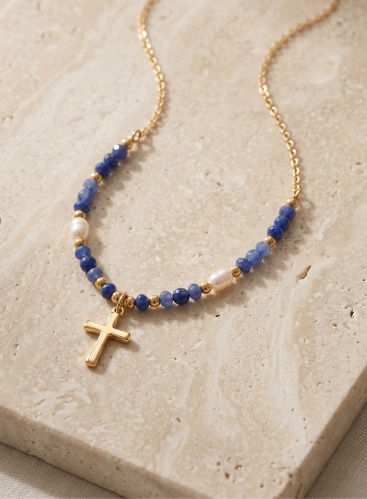 Colourful Cross Necklace