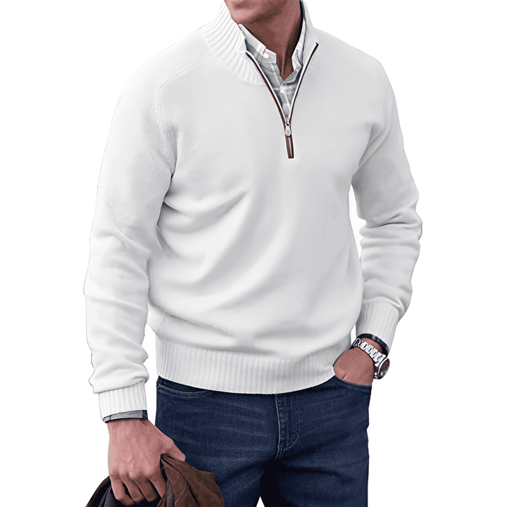 The Andrew Heritage | Men’s Zip-Up Knit Sweater