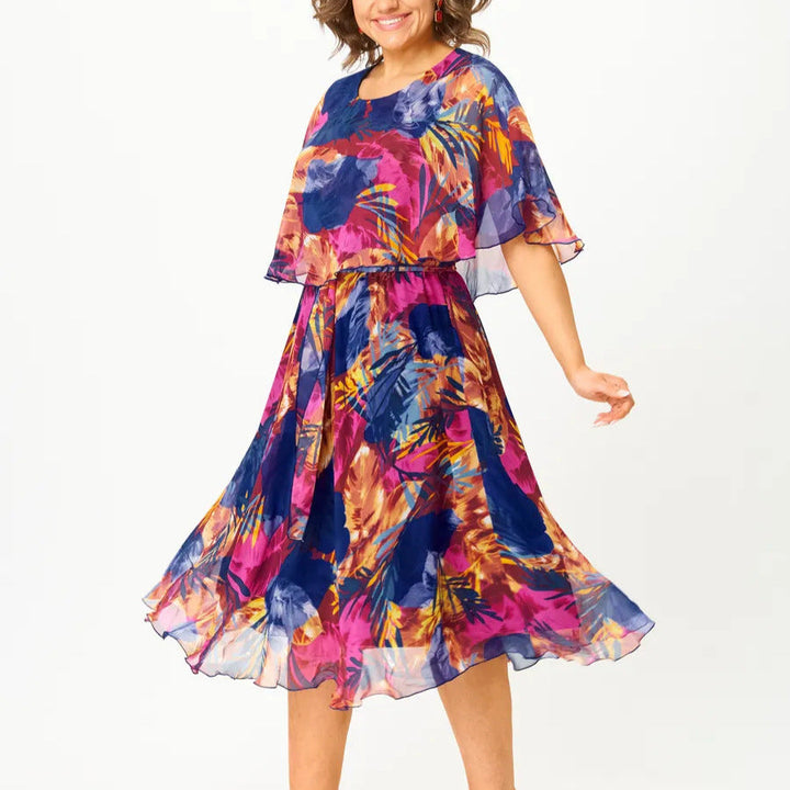 TAMARA | SUMMER PLUS SIZE CHIFFON DRESS