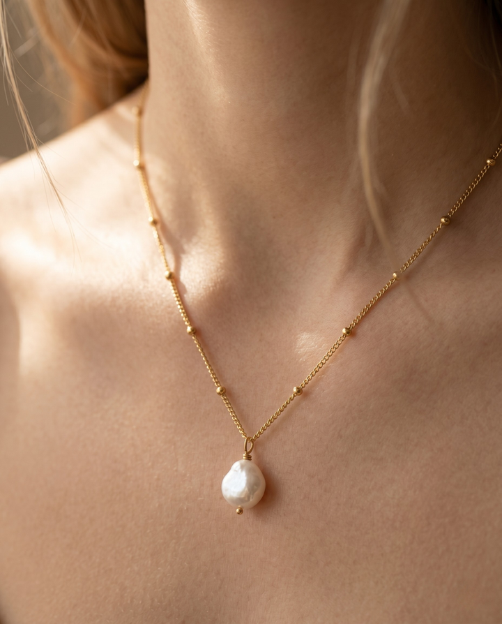 Pearl Drop Necklace