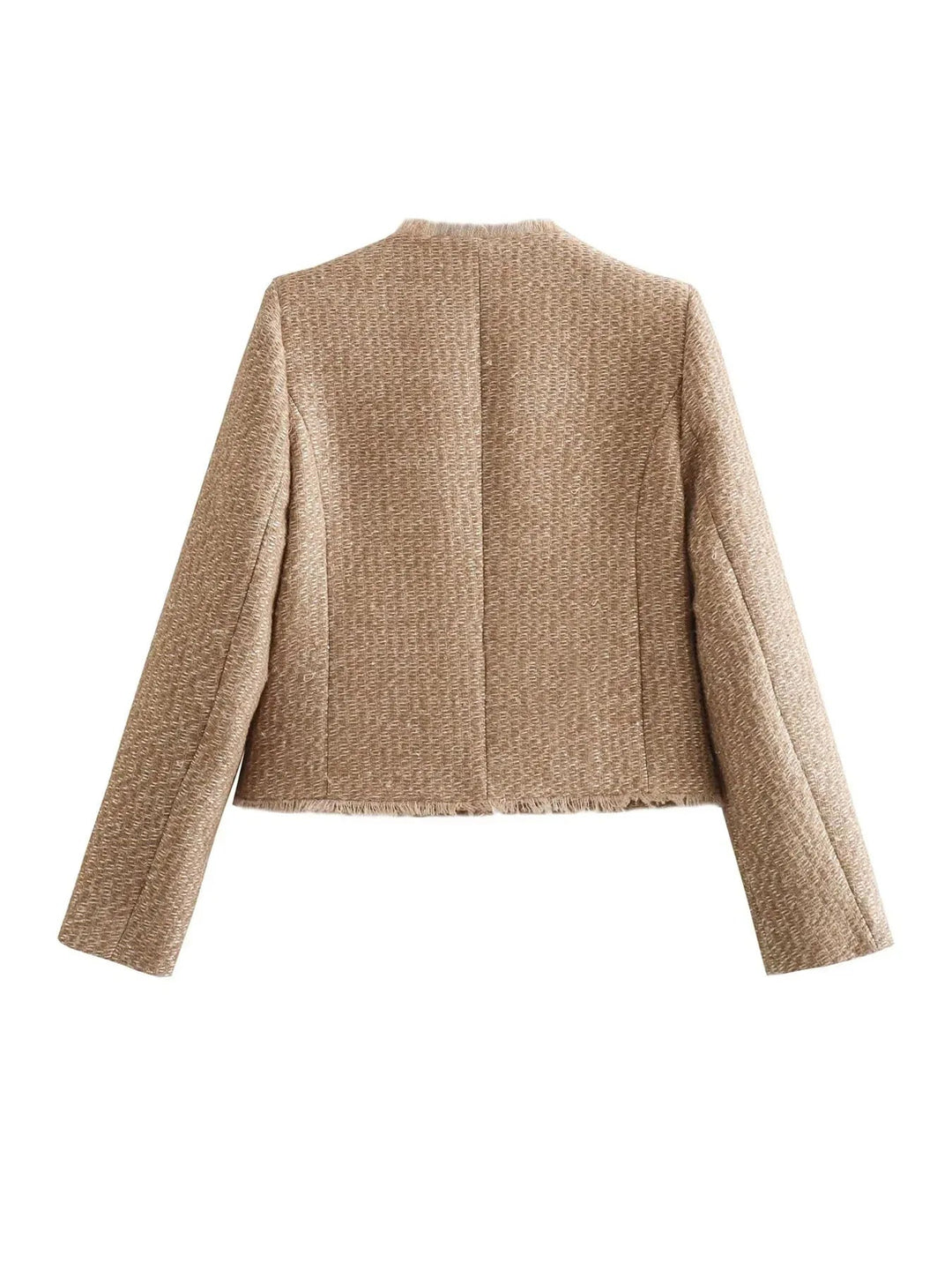 The Charlotte Manor | Short Tweed Blazer Jacket