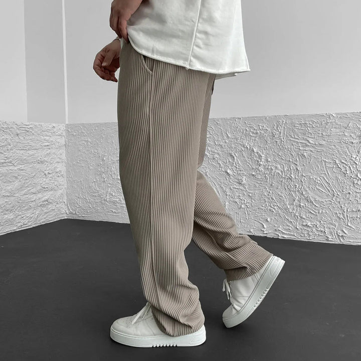 Aria | Relaxed Drawstring Knit Trousers