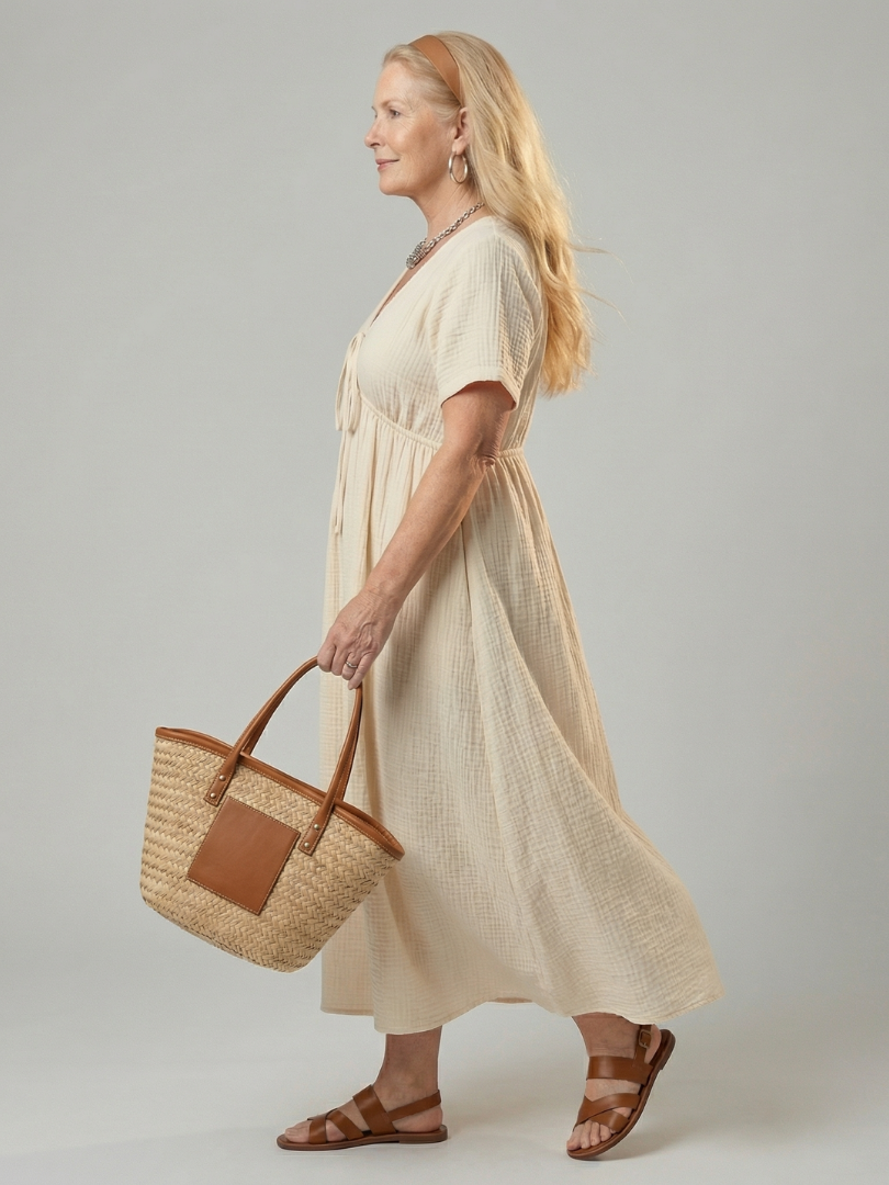 Terra | Nature Shape Midi Dress