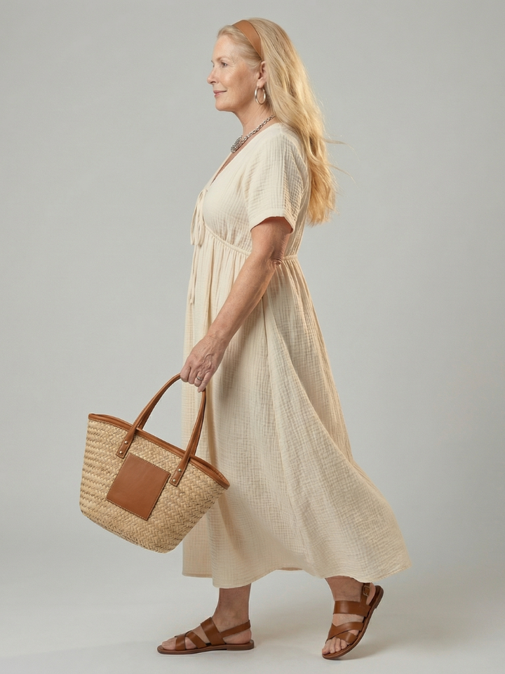 Terra | Nature Shape Midi Dress