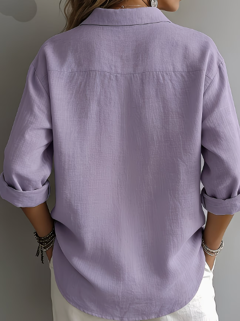 Tamsin | Relaxed Linen Button-Down Blouse